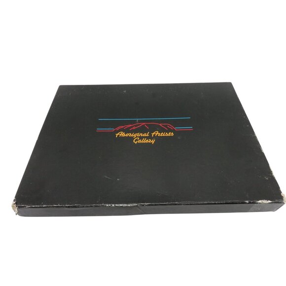 Aboriginal Australian Cork Backed Placemats Boxed With Indigenous Art Design - Picture 1 of 10